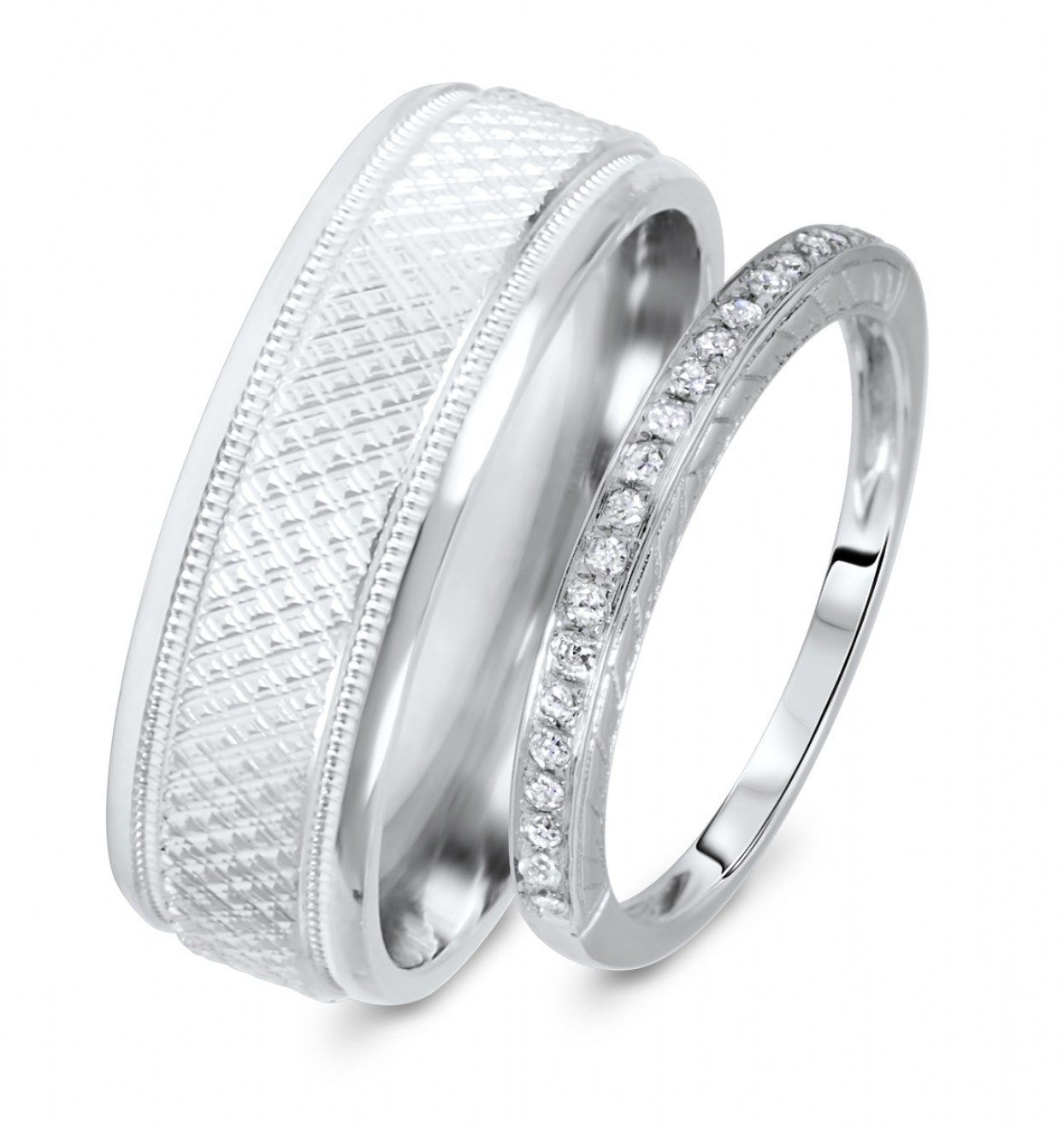 wedding rings his and hers wedding ring sets cheap