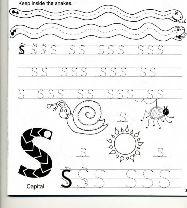 Jolly Phonics Worksheet For Kindergarten