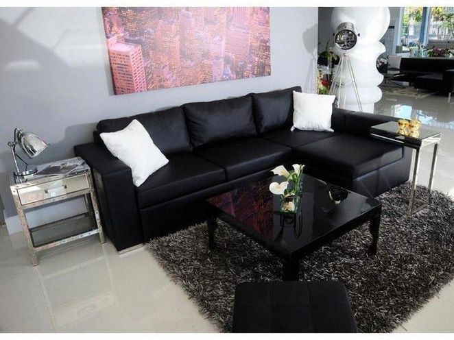 48+The Truth About Black Leather Sectional Decor Ideas Interior Design