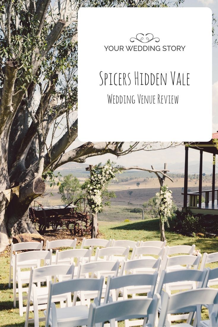 Wedding venue Spicers Hidden Vale. Beautiful, rustic