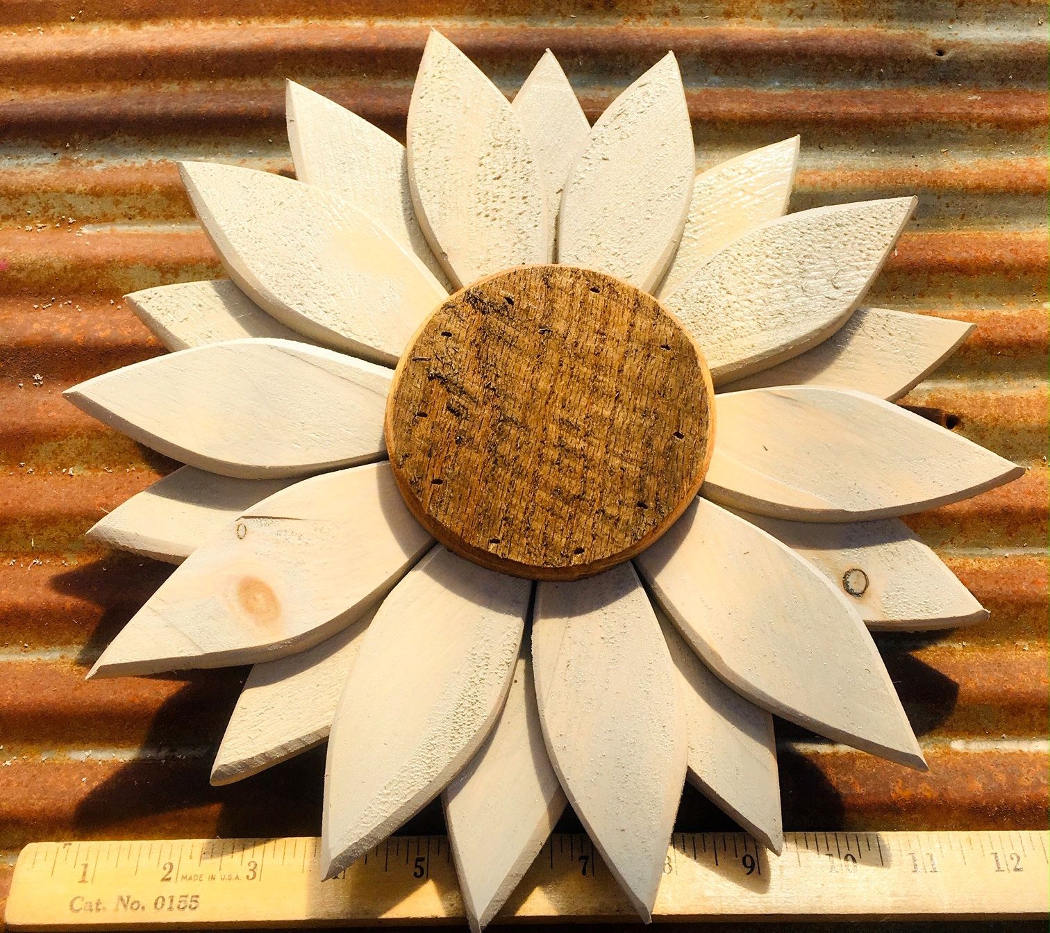 Gray wooden flower wall decoration Wooden flower, Wooden flowers