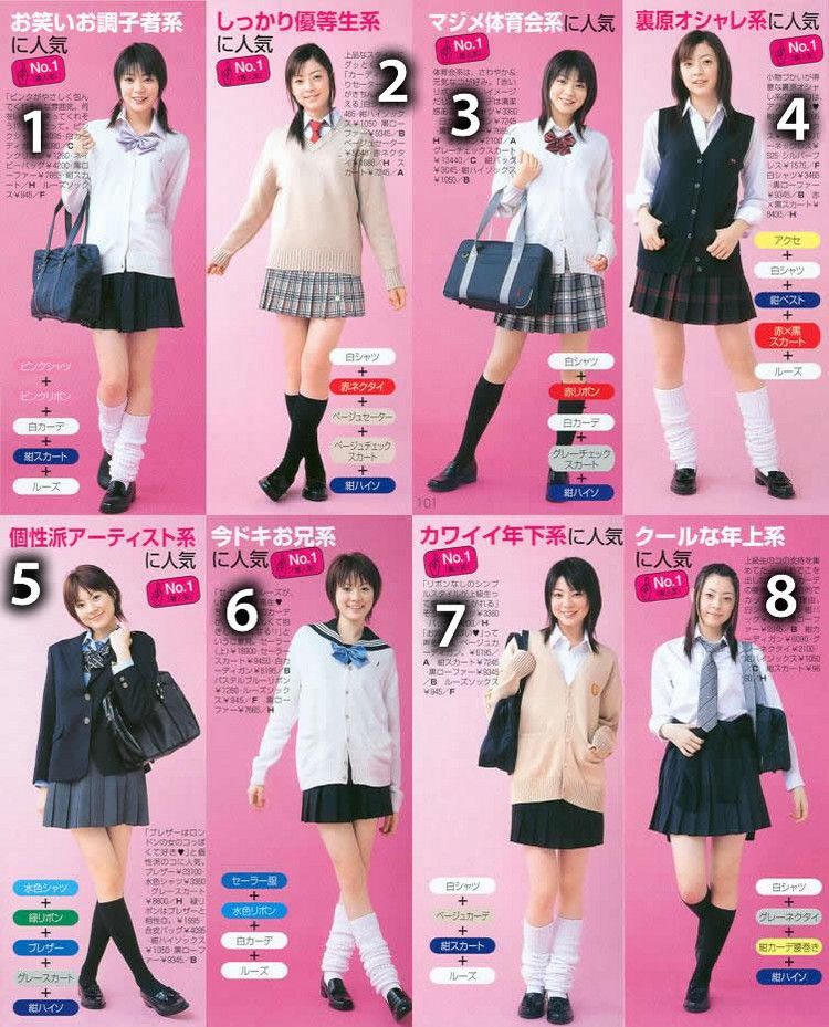 School girl uniforms!