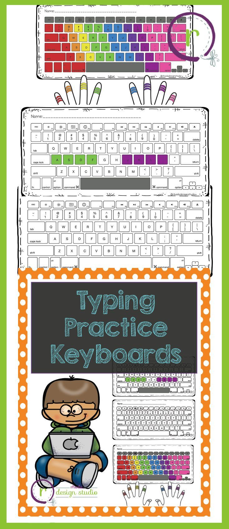 Beginner Typing Practice Sheets