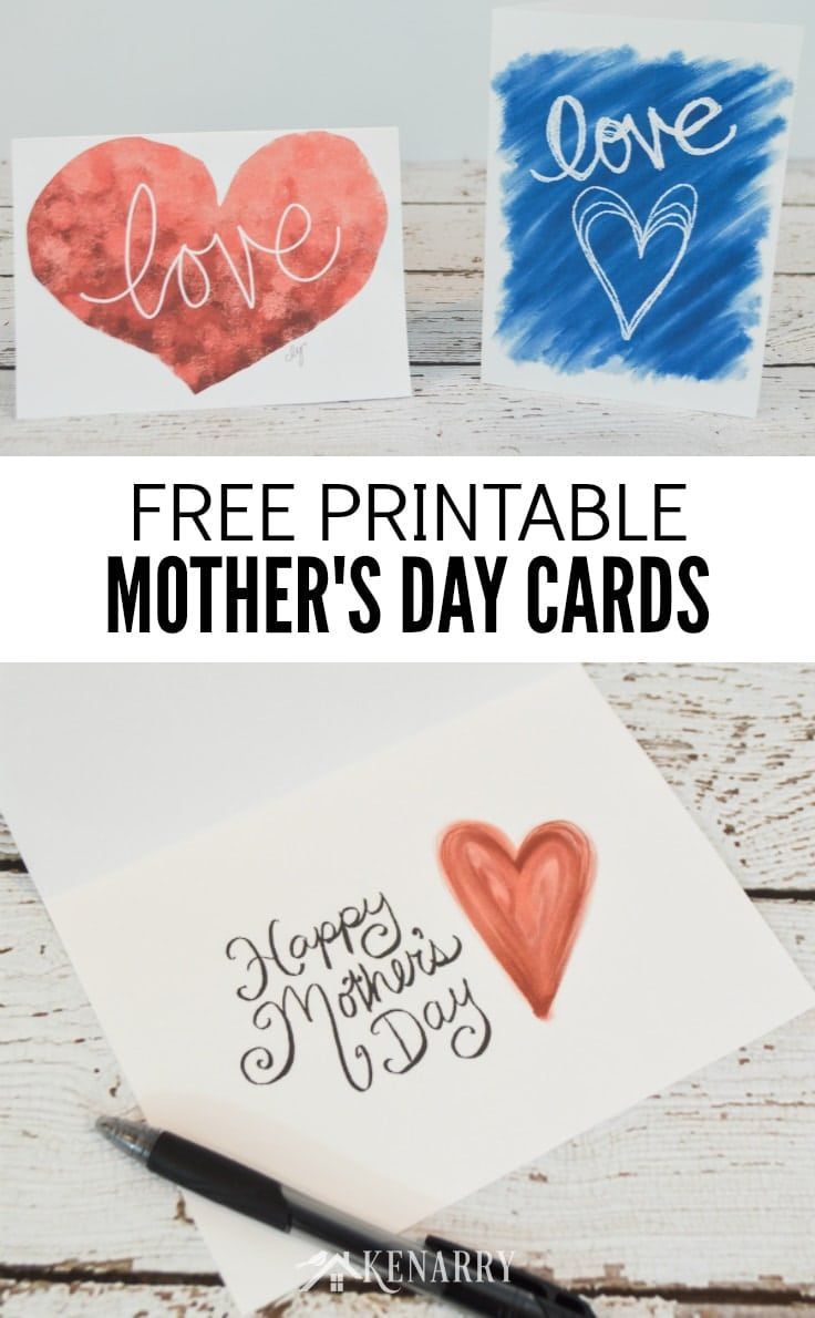 Free Printable Mother's Day Cards