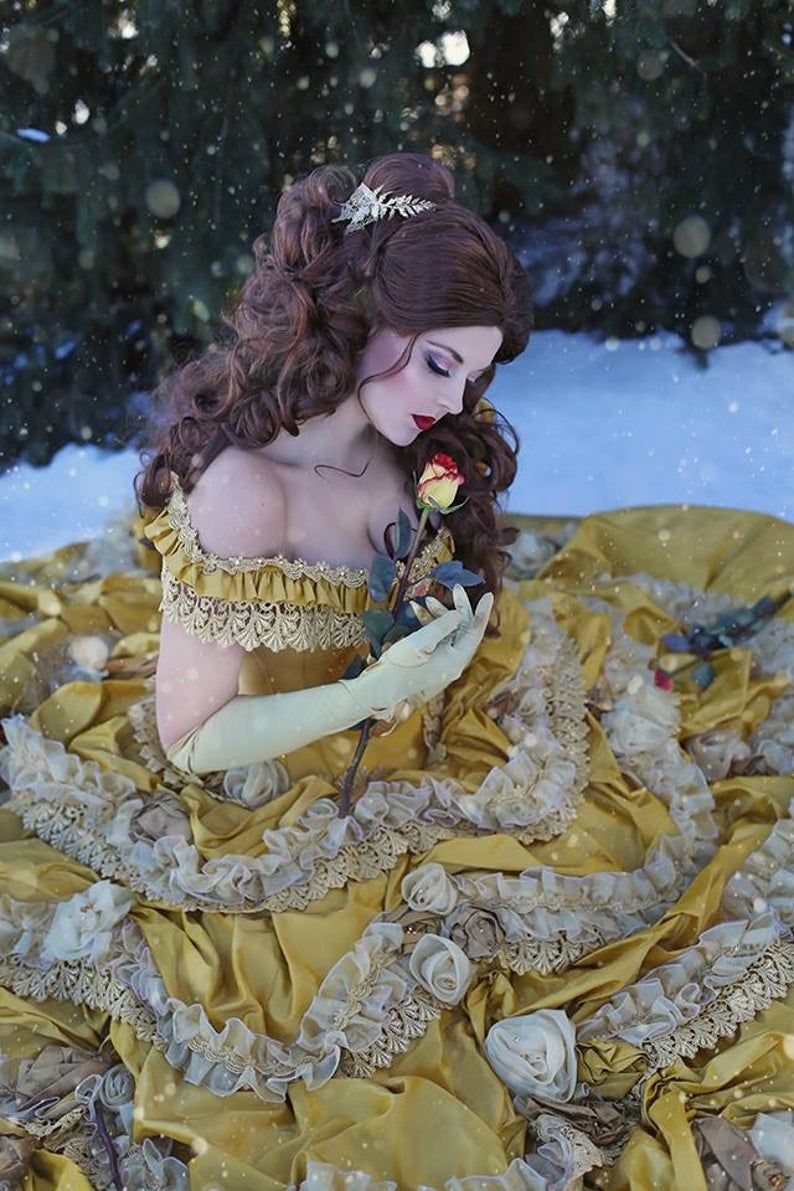 36+ Belle wedding dress beauty and the beast information