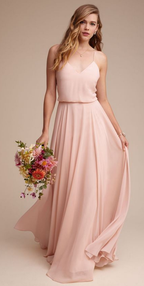 15+ Blush wedding dress with bridesmaids ideas