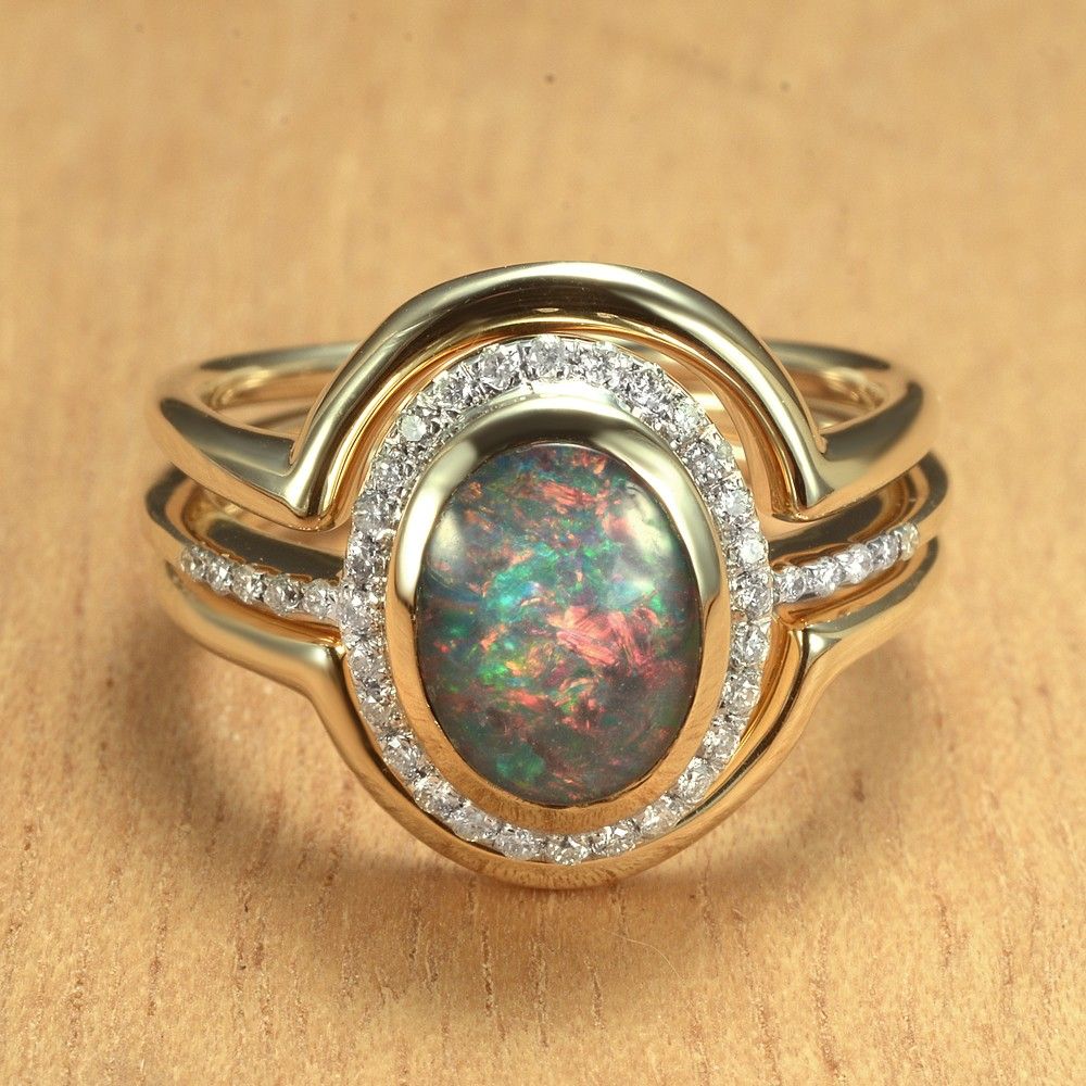 49++ Australian black opal wedding ring info