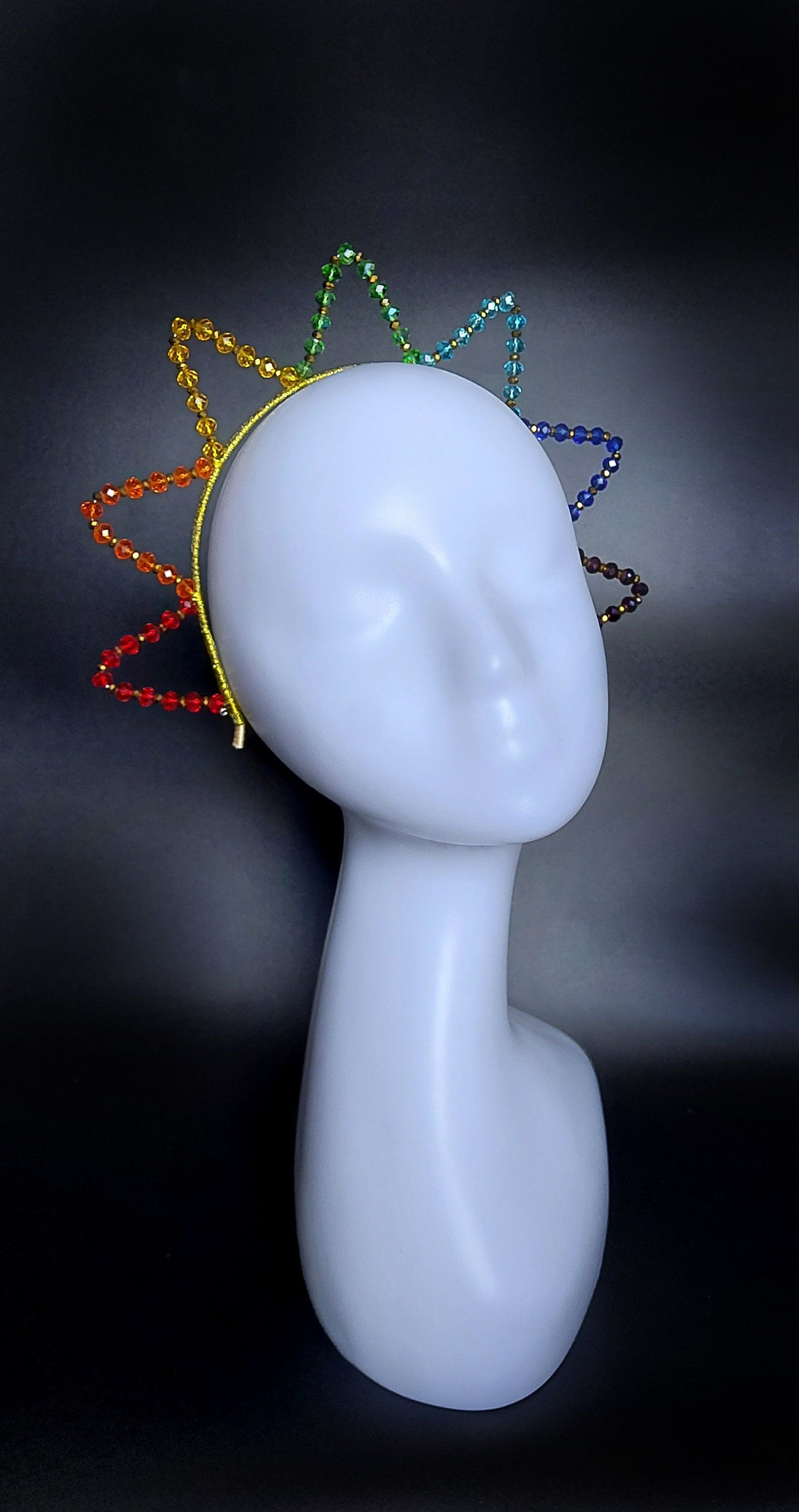 Lgbt Crown, Lgbtq Tiara, Pride Crown,queer Crown, Rainbow Tiara, Crown ...