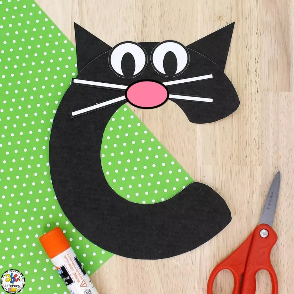 Letter c Cat Craft