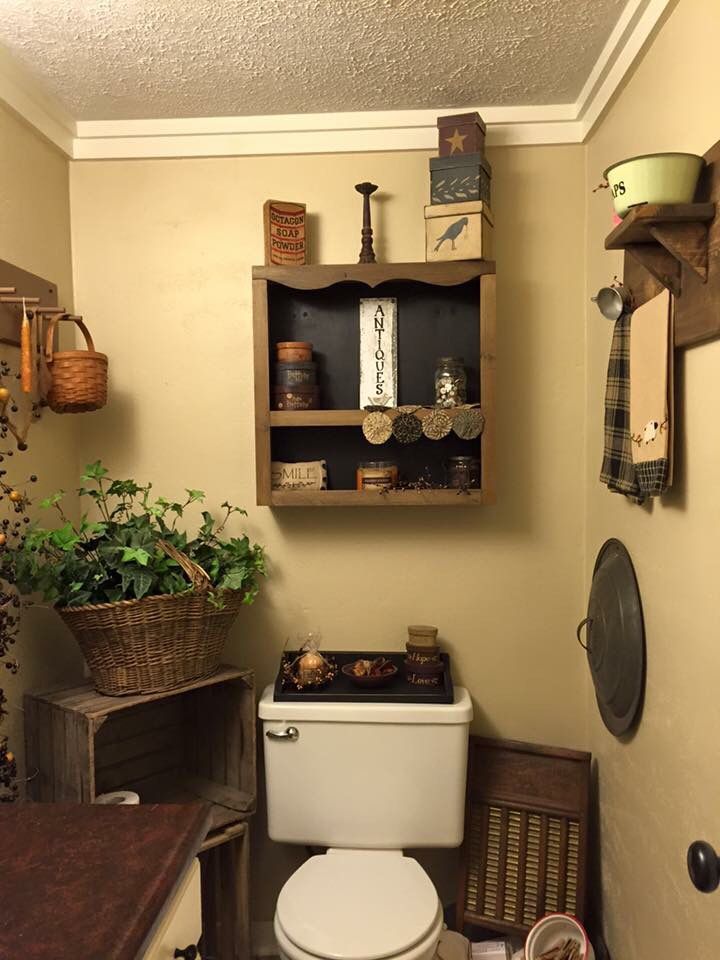 Awesome primitive bathroom decor cheap Country Primitive Bathroom Decorating Ideas House Decor Interior