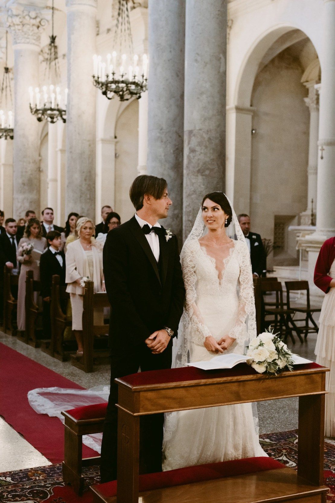 This luxurious cathedral wedding will make you dream of