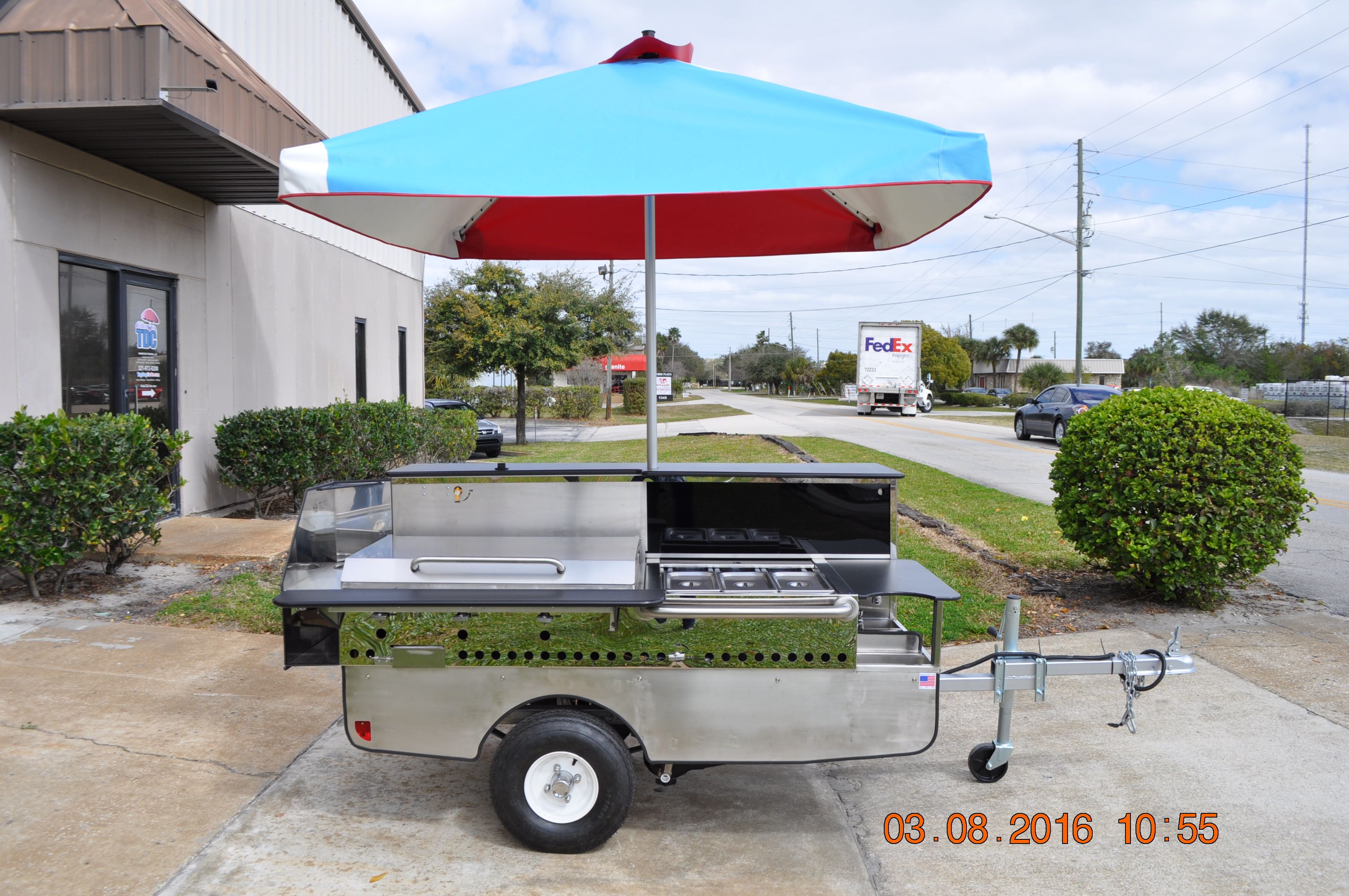 TD 36 model mobile food cart TopDogCarts.com | Hot dog cart, Mobile ...