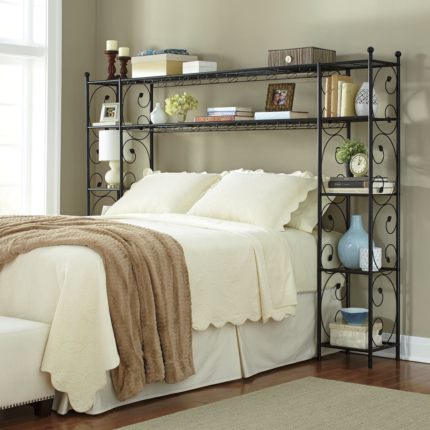 Headboard Shelving Montgomery Ward...( Nursing Home room