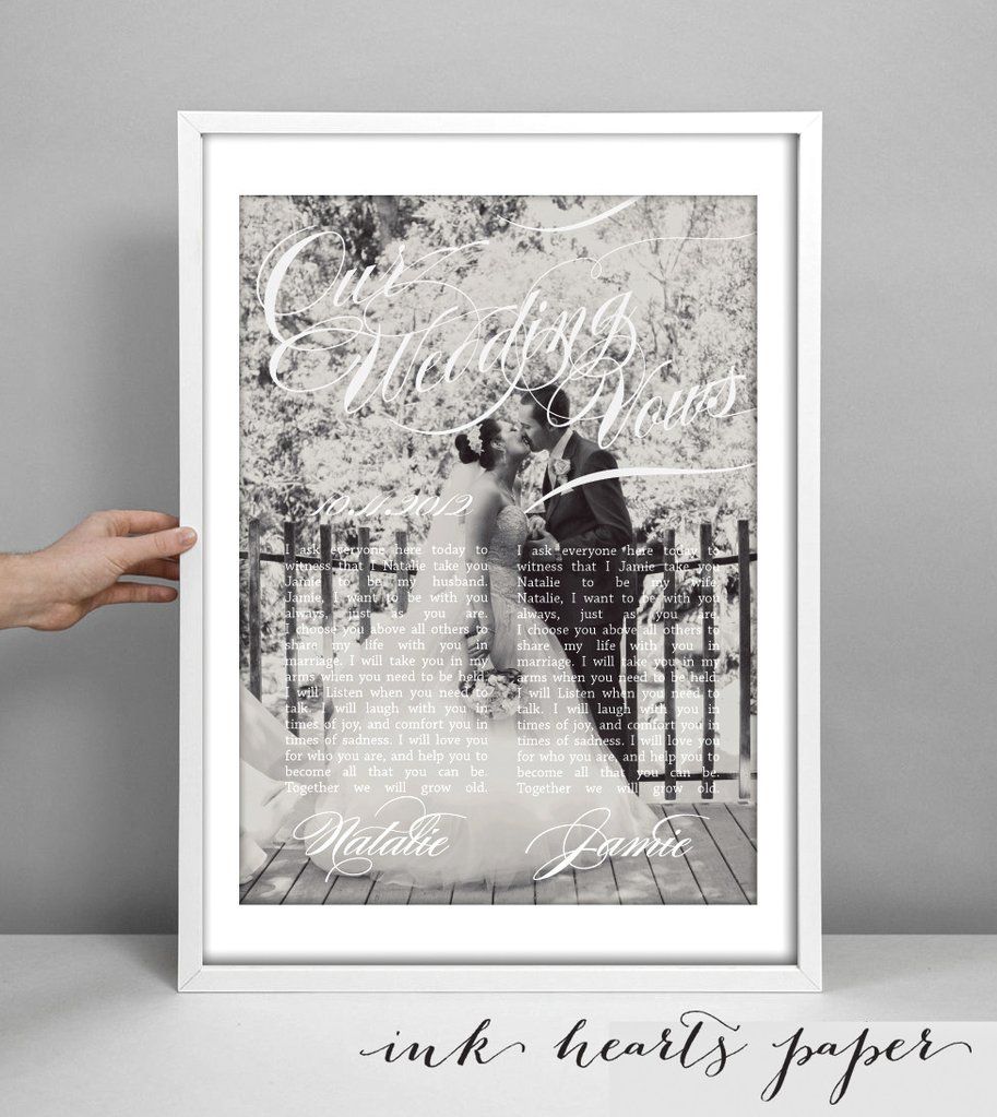 37++ Framed wedding vows australia info