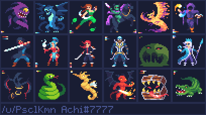 [OC] Some more 32x32 characters : PixelArt Pixel Rpg Games, Super Pixel ...