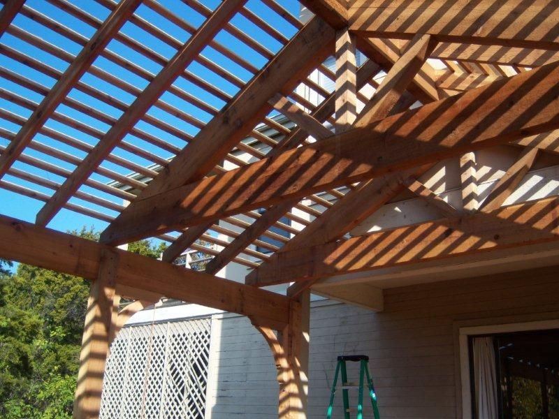 How to build a gable pergola