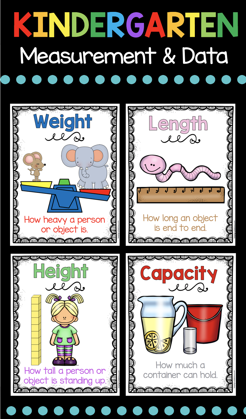 Measurement Kindergarten, Kindergarten Anchor Charts, Math Measurement ...