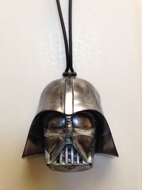 Darth Vader Helmet Pendant #necklace #jewelry #Star_Wars #upcycle ...