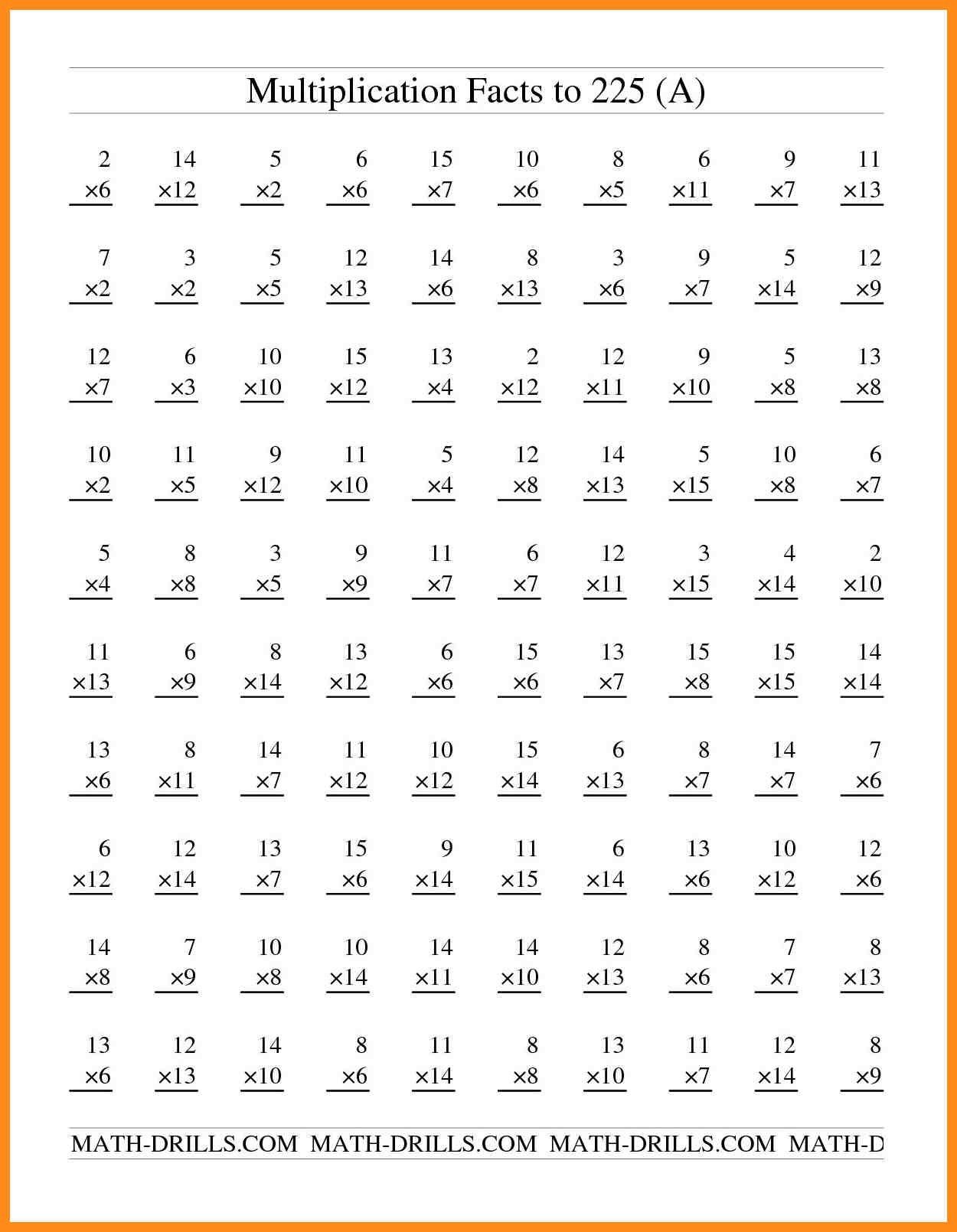 5Th Grade Math Printable Worksheets