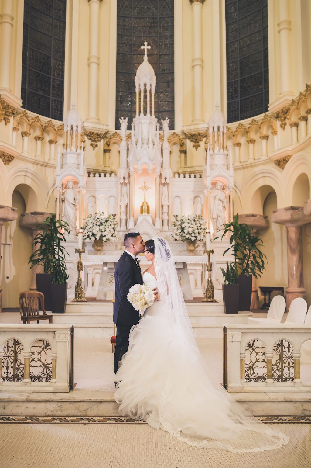 Modern, Elegant, Purple Downtown Tampa Wedding Church