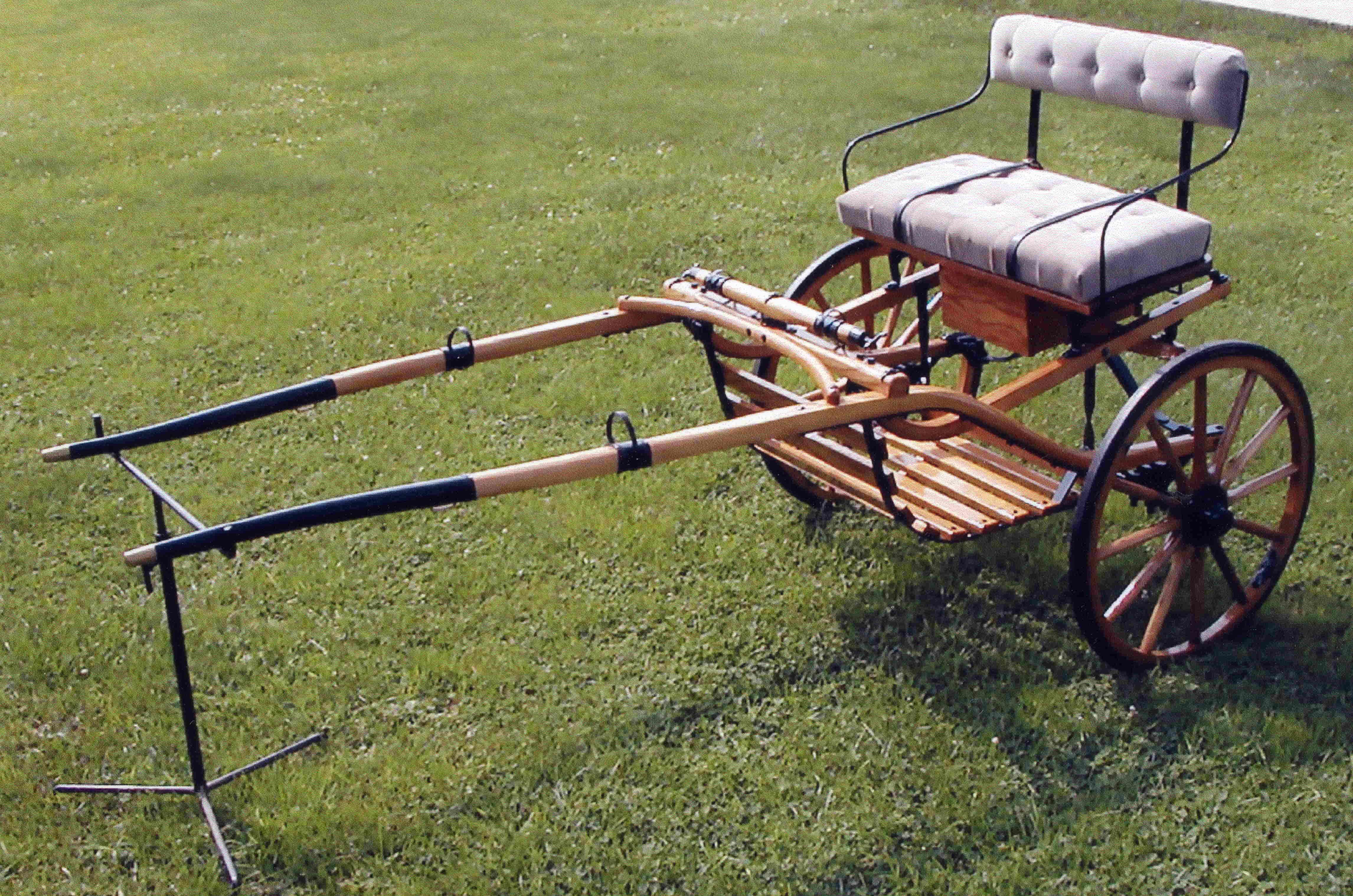 A Silver Penney Farm - Miniature Horse, Small Pony and Donkey Road Carts