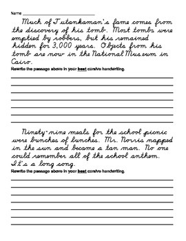 Paragraph Writing Practice Sheets