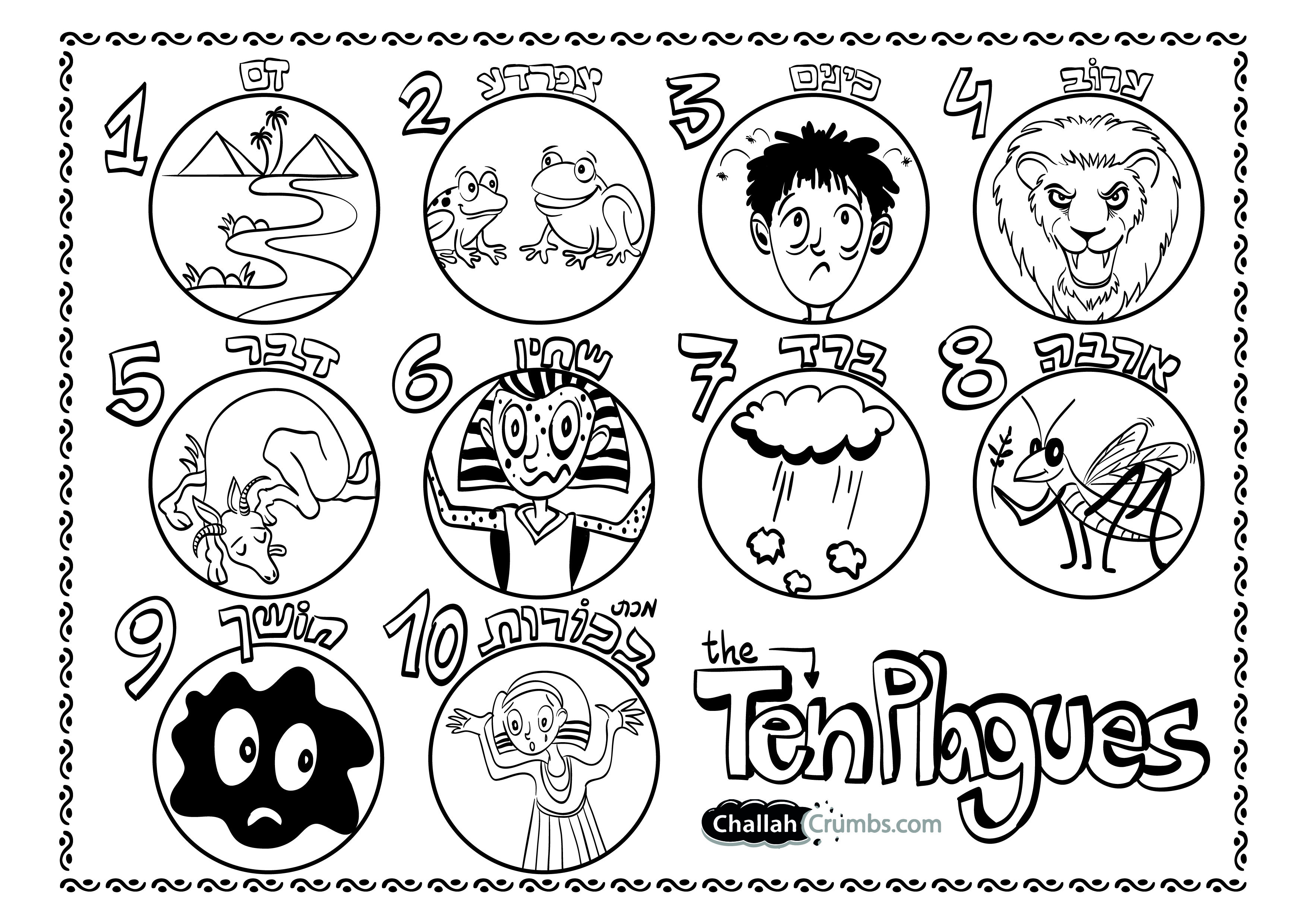 10 Plagues Free Printable - Printable World Holiday