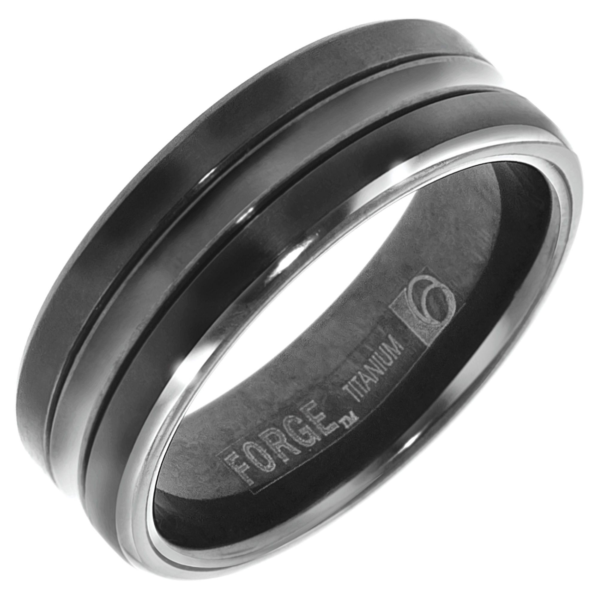 42+ Black titanium wedding band mens info