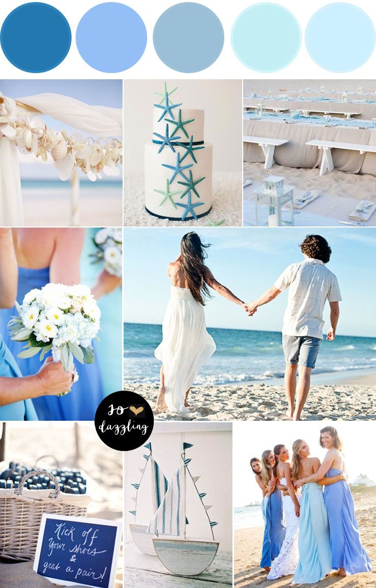 42++ Beach wedding colors navy information