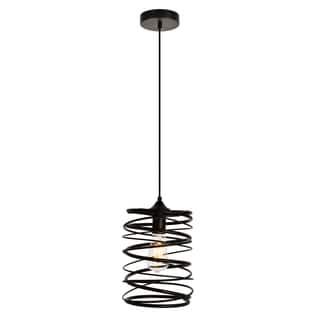 Hopper Collection Pendant D7.9 H11.8 Lt:1 Black Finish | Ceiling lights ...