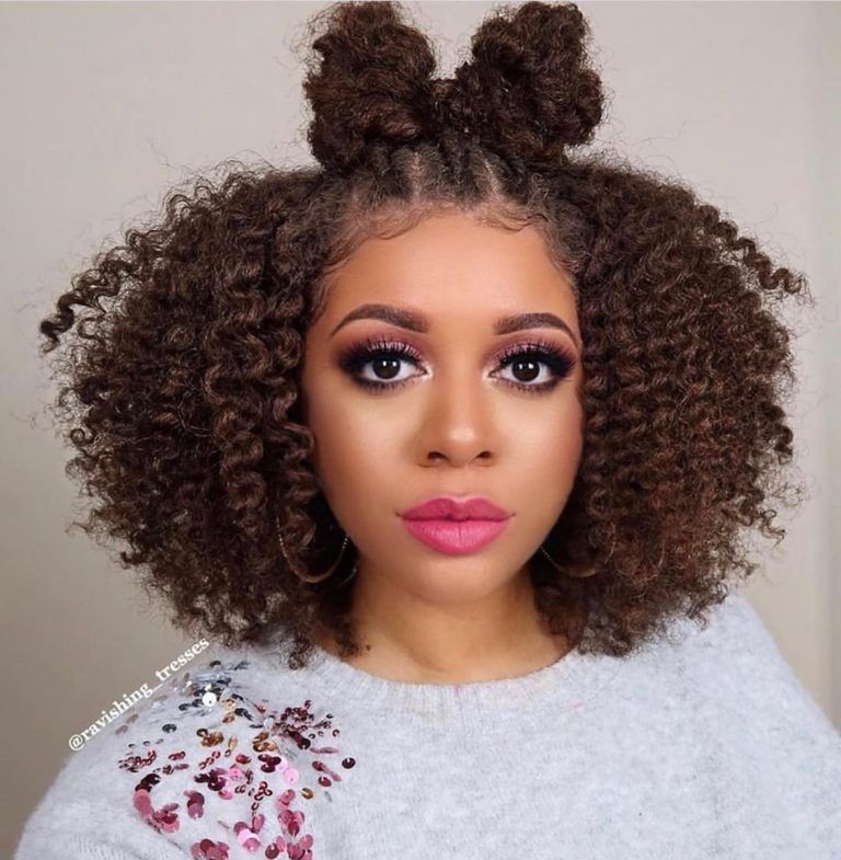 40 Simple & Easy Natural Hairstyles for Black Women Natural hair