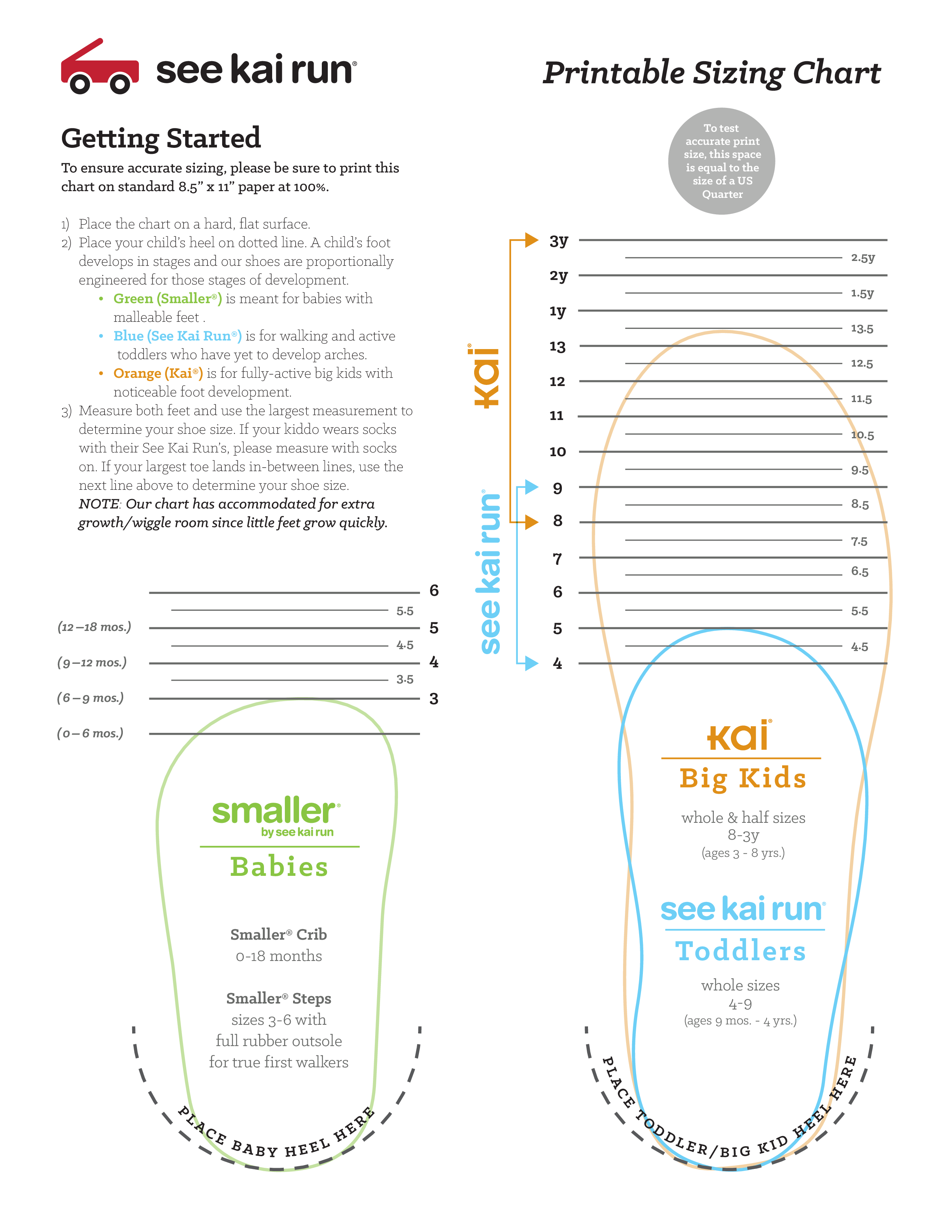 Shoe Size Guide Kids – Yoiki Guide