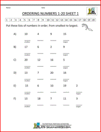 Math Salamanders Worksheets 5th