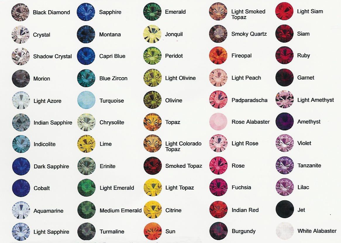 bestweddingproducts.com | Crystals, Gemstones chart, Swarovski crystal ...