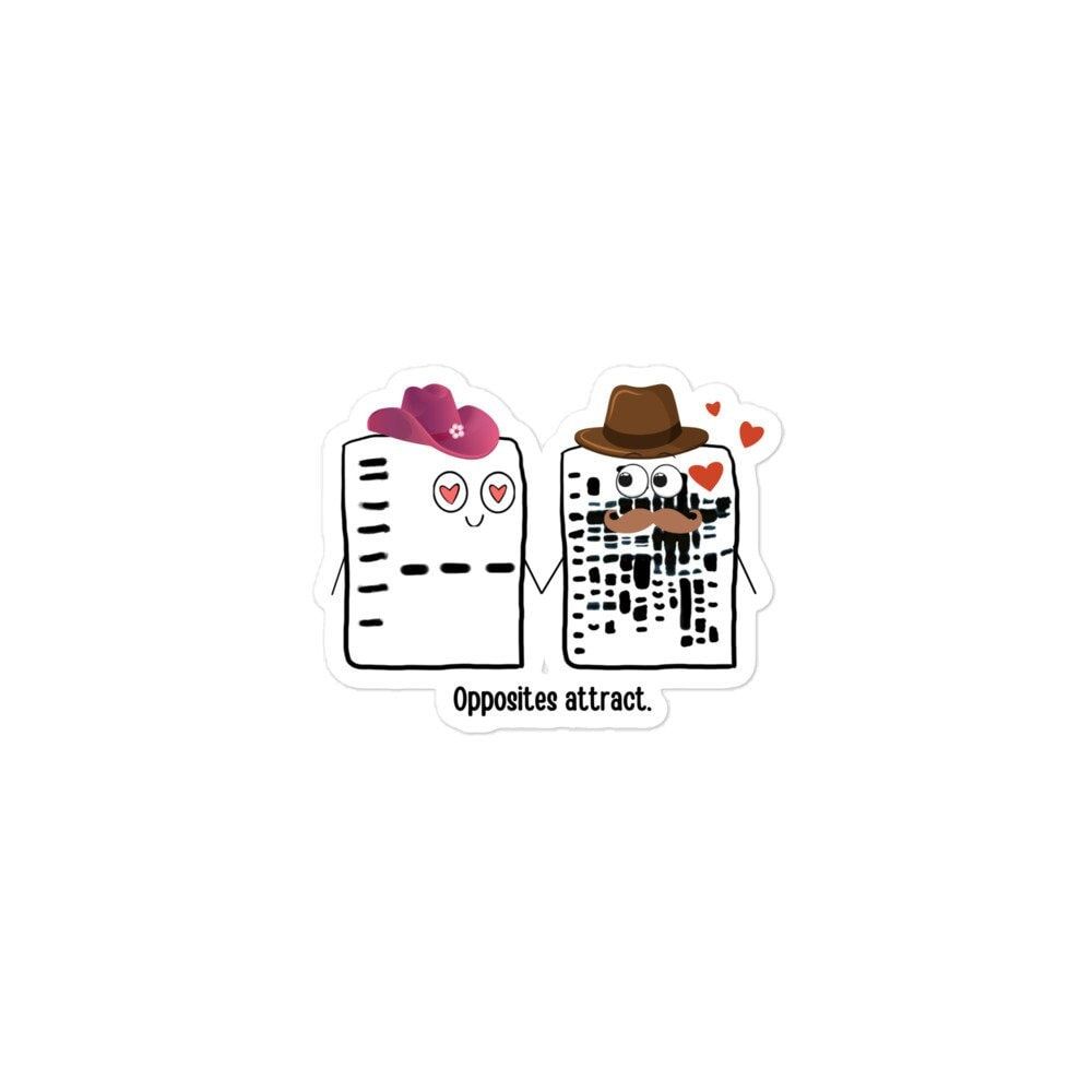 Opposites Attract / Western Blot Sticker Science, Biochemistry ...