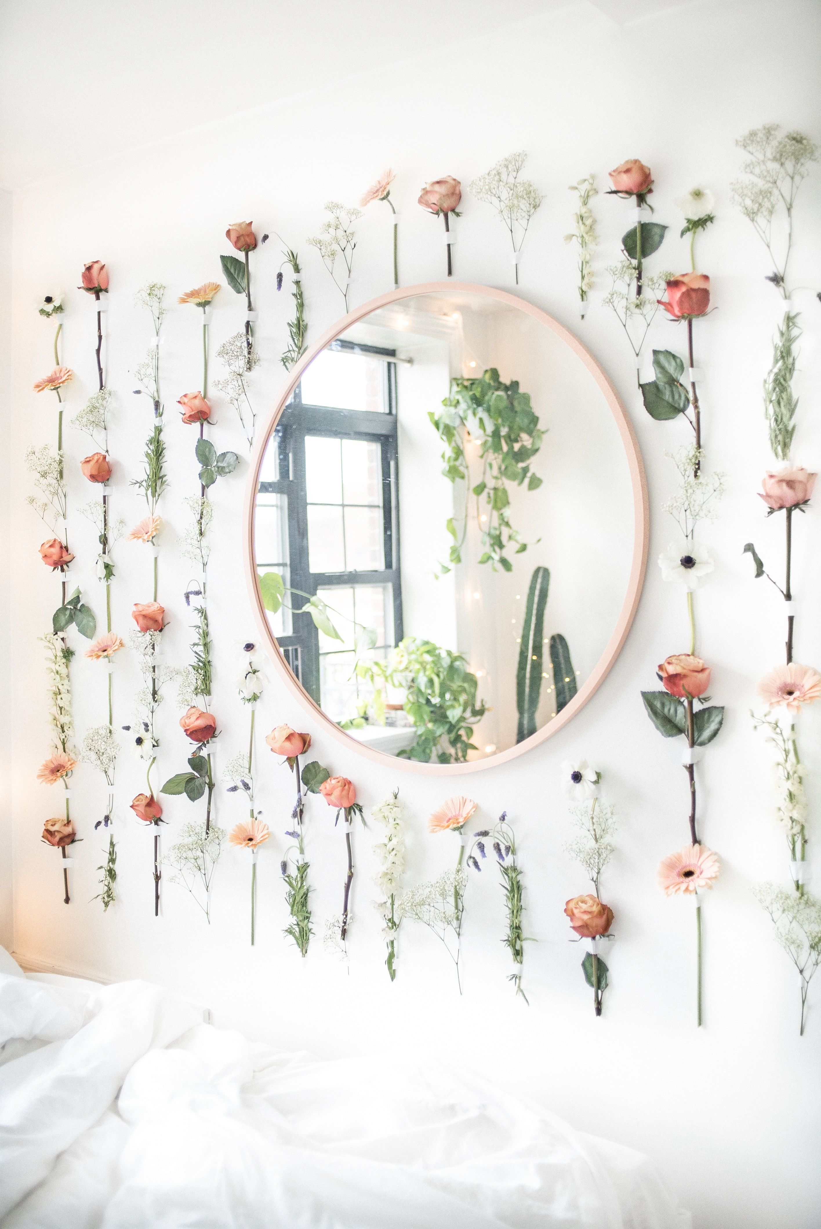 DIY Flower Wall We spent some time with Viktoria Dahlberg, in her