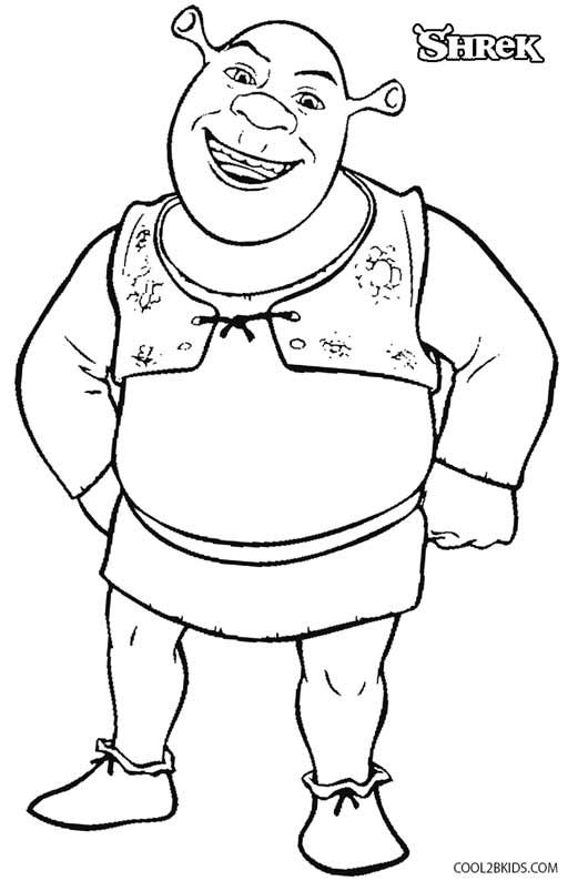 Printable shrek coloring pages for kids – Artofit