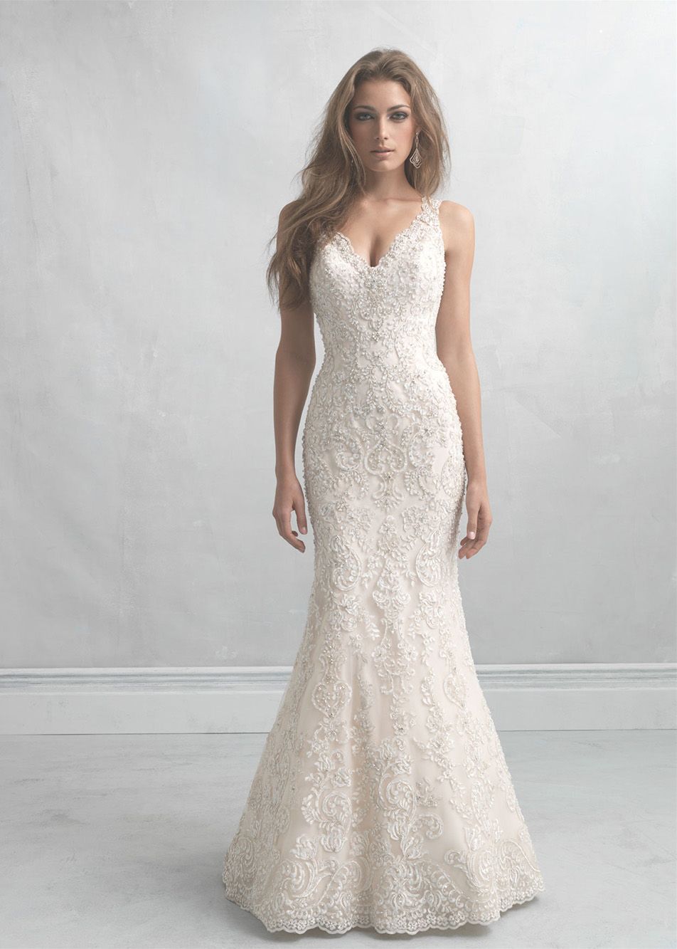 36+ Allure keyhole back wedding dress ideas in 2021 