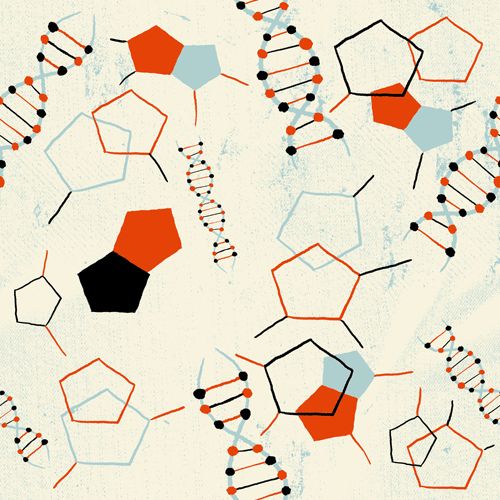 Like the color scheme | Dna art, Pattern art, Science illustration