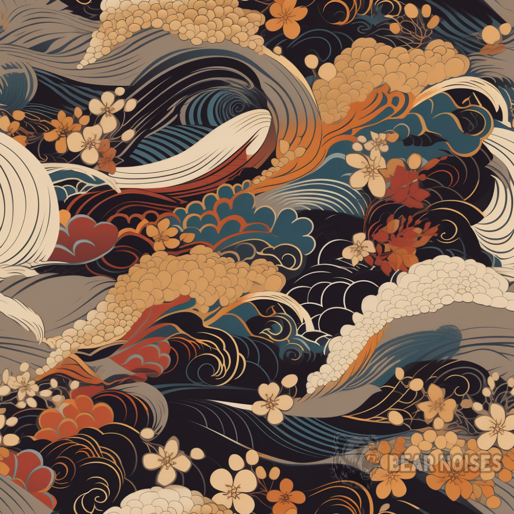 Seaside Blooms: Furoshiki Design nel 2024 | Immagini, Mappe