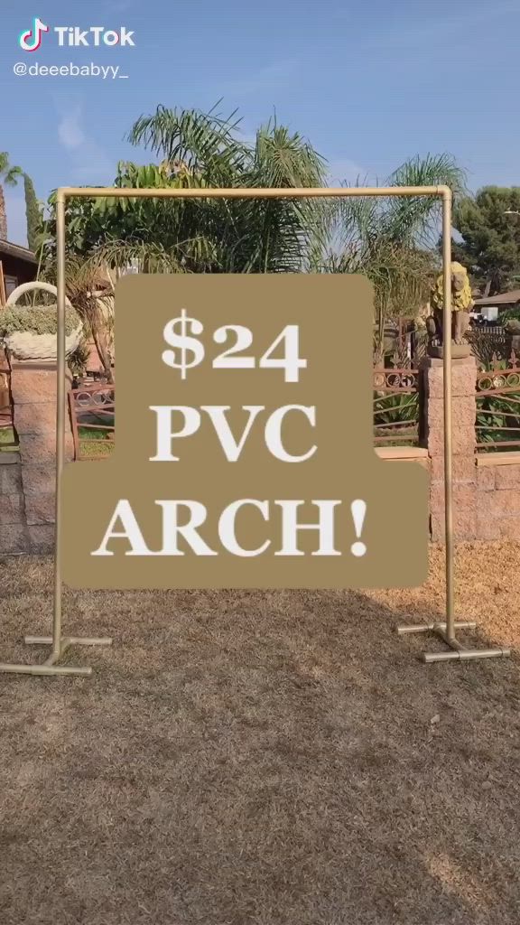 This may contain: a yard sign with the words $ 24, pwc arch