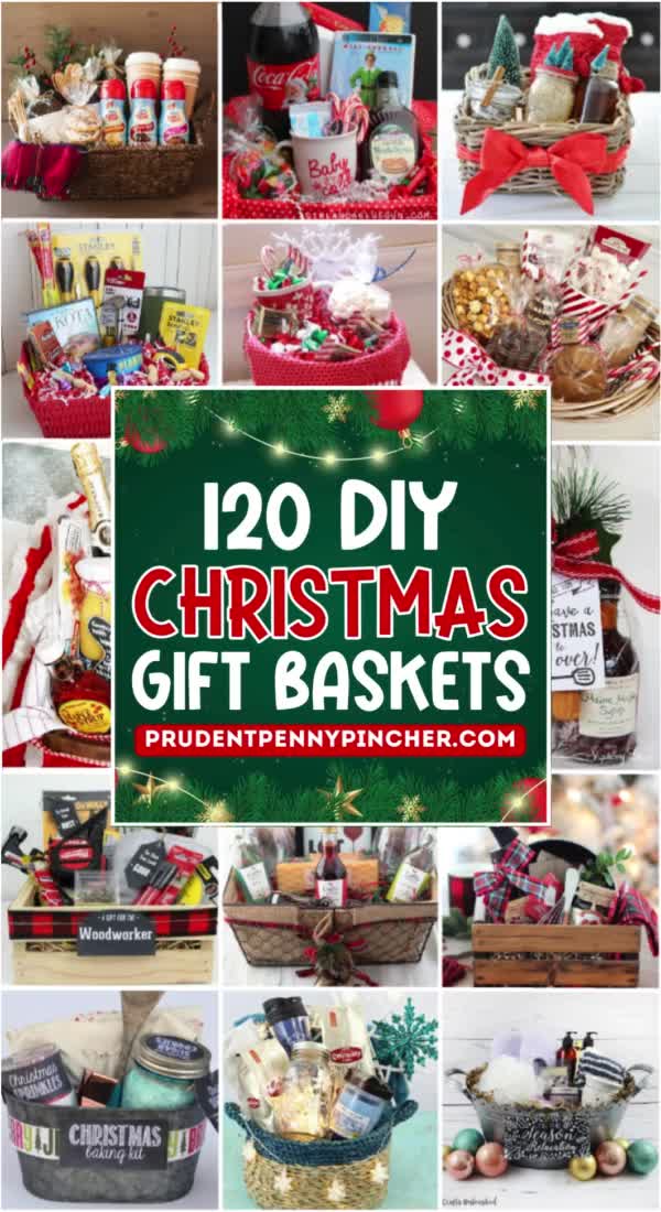 This contains: DIY Christmas Gift Baskets