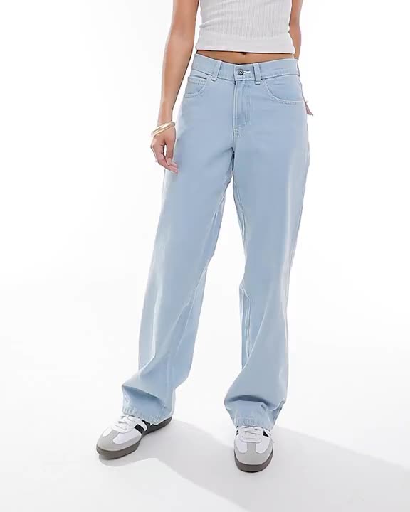 Jeans by Dickies Every wardrobe deserves denim Straight fit Mid rise Belt loops Five pockets