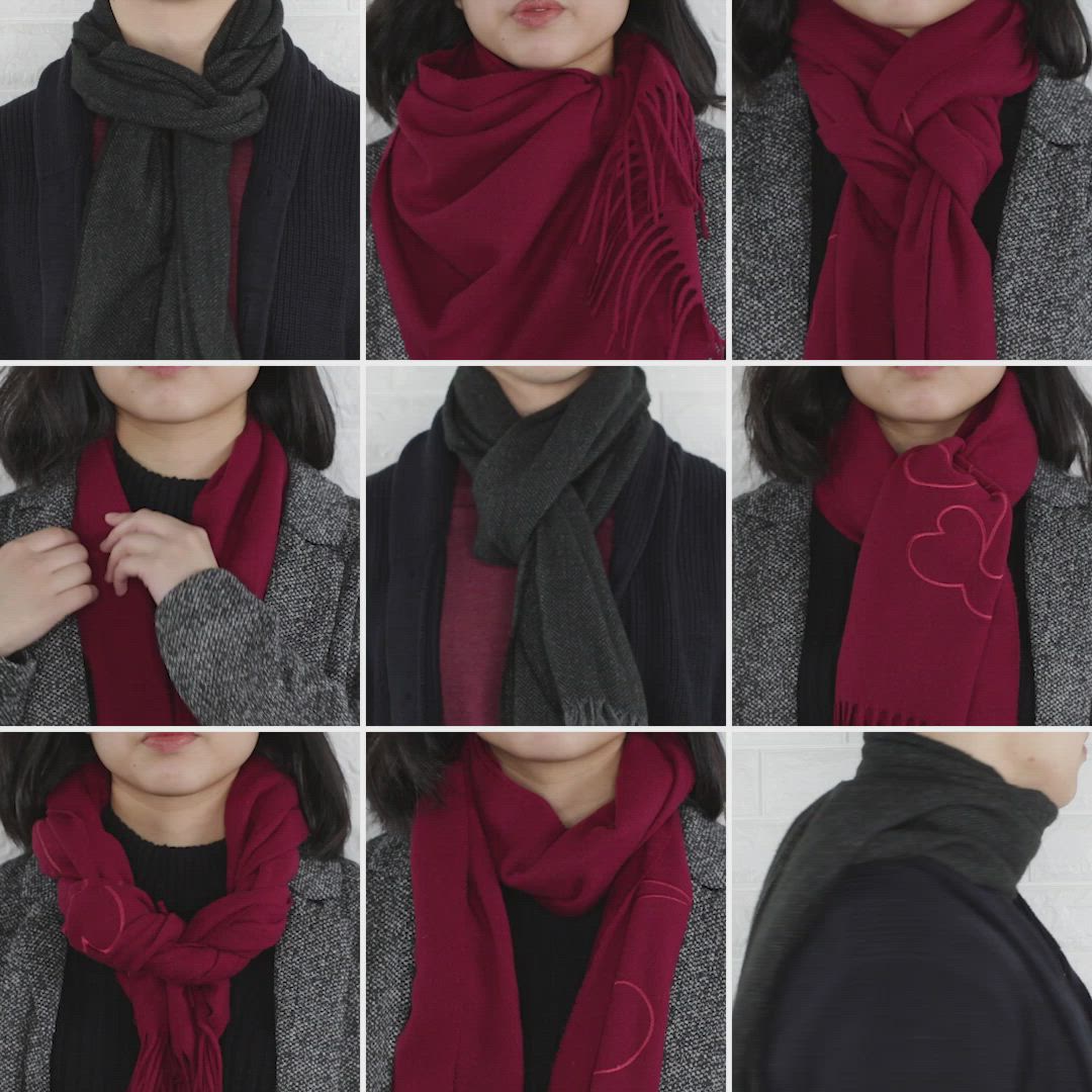 9 Classy Ways To Wear A Winter Scarf #winter #fashion #scarfh