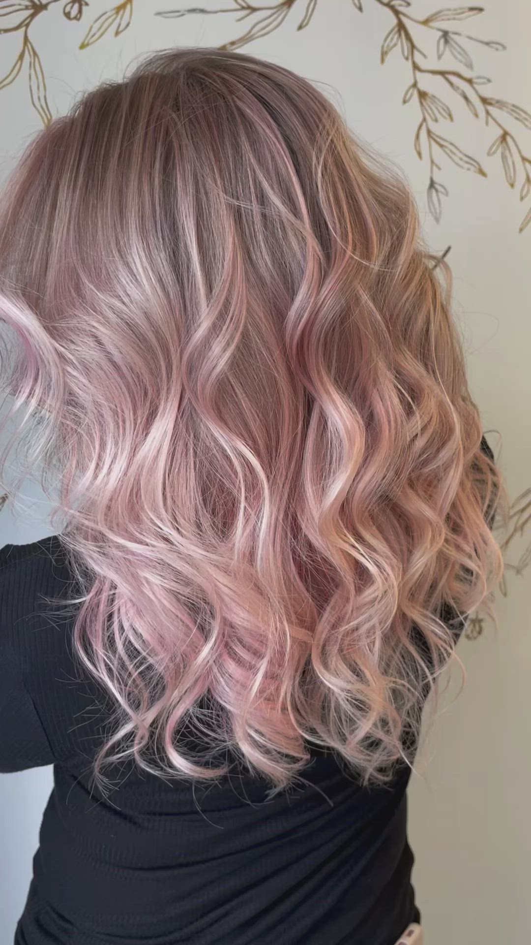 This contains an image of: Pink Balayage