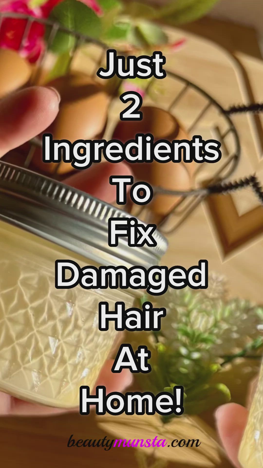 This contains an image of: How to Repair Damaged Hair at Home