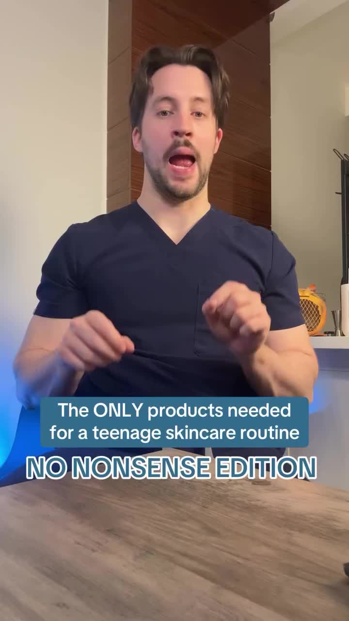 Comment TEEN and I’ll DM you a link to this no-nonsense teenage skincare routine using products from the drugstore!  Teens don’t need to waste time with anti-aging ingredients like retinol, Vitamin C, or peptides. Instead, keep it simple with:  ✅Gentle Cleanser OR ✅Acne Cleanser (if needed) ✅Moisturizer ✅Sunscreen ✅Adapalene (if needed for acne treatment)  What was your skincare routine as a teen?! Let me know ⬇️  #teenskincare #teenageskincare #skincareroutine #dermarkologist #skincaretips