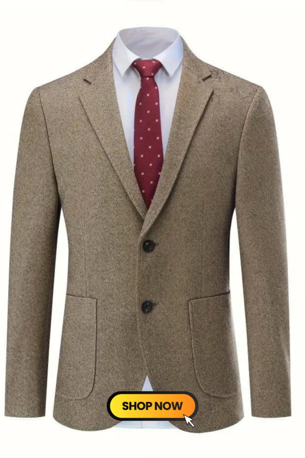 Elevate your fall/winter style with our Men's Formal Two-Button Suit Jacket. Tailored for business banquets, it exudes sophistication and warmth. The impeccable design ensures a polished look, making it a timeless choice for the discerning gentleman navigating the intersection of style and professionalism.