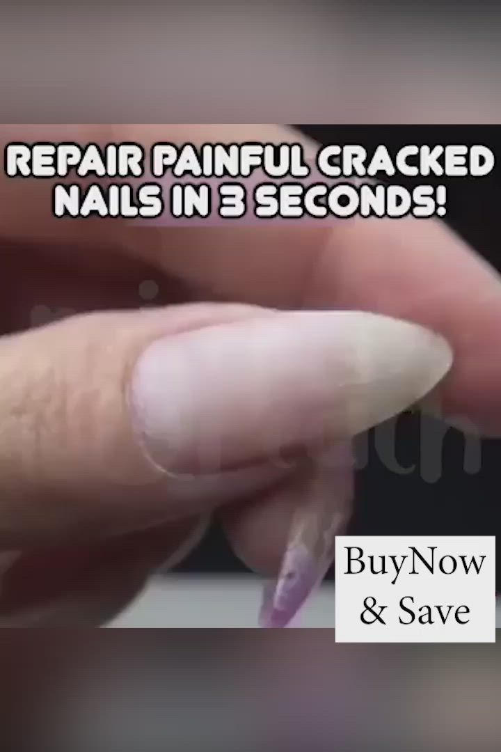 This contains an image of: Instantly repair and protect cracked nails!💅🏻 Protective layer for nails to grow healthy!