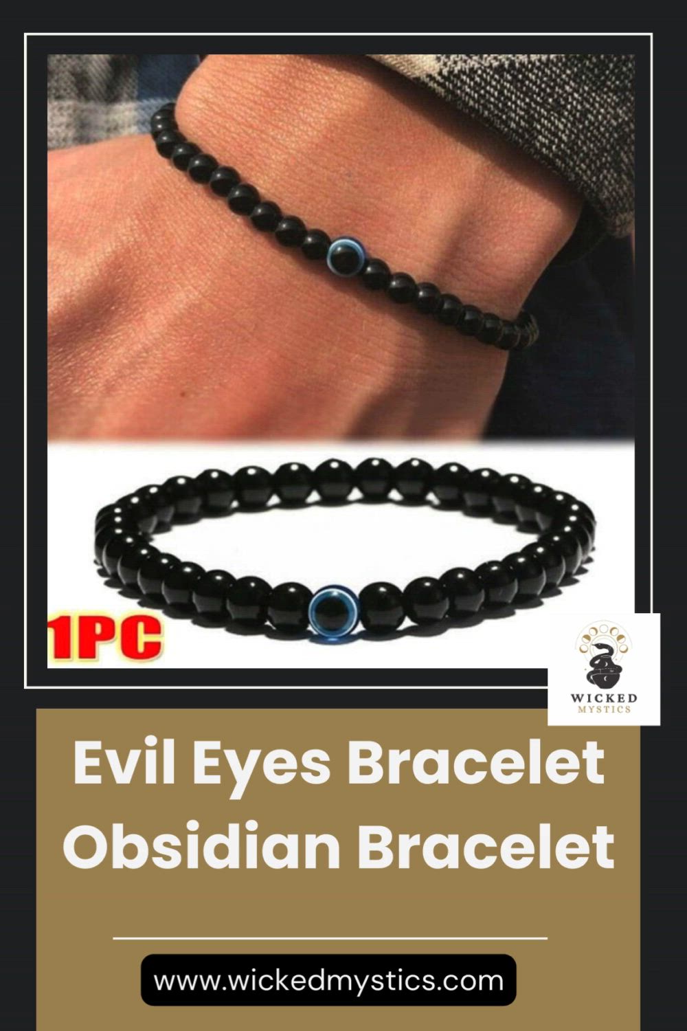 Ward off negativity in style with our mesmerizing Evil Eyes Obsidian Bracelet! Handcrafted with genuine obsidian beads, this bracelet not only adds a touch of mystique to your look but also serves as a powerful protective talisman. Embrace the ancient symbolism of the Evil Eye and let your positivity shine through! #evileyesbracelet #obsidianjewelry #positiveenergy #fashionmagic #crystalhealing #evileyeprotection #styleinspiration #bohochic #spiritualfashion #gemstonejewelry #goodvibesonly